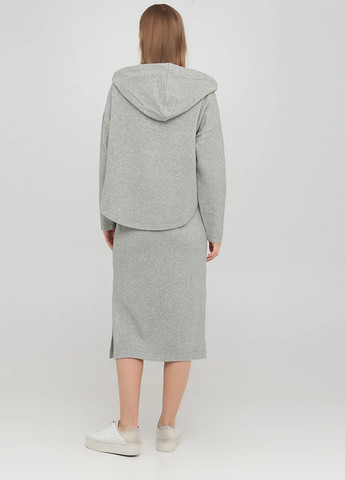 Светло-серая кэжуал меланж юбка Loft