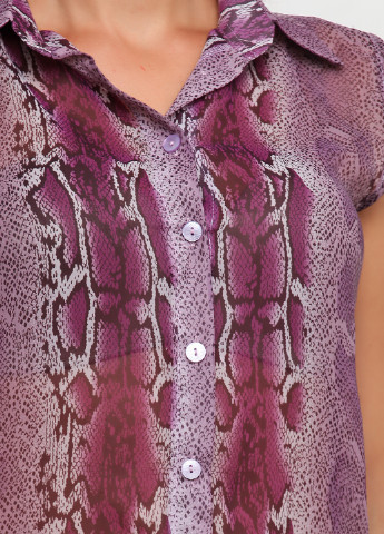 Фиолетовая летняя блуза Van Gils