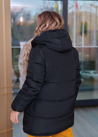 Женский прогулочный костюм с черной курткой и горчичным костюмом р.50/52 385729 New Trend (256383037)