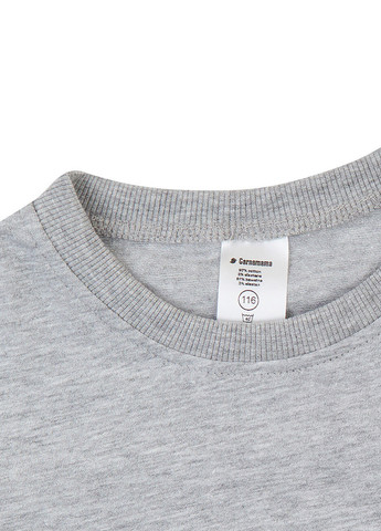 Серая летняя футболка Garnamama