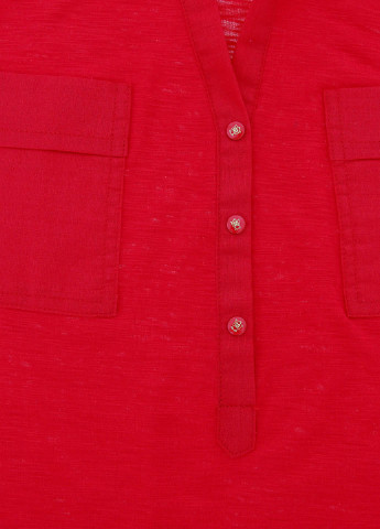 Красная летняя блуза Oodji