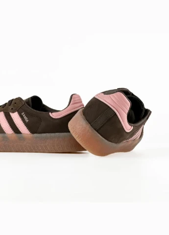 Кроссовки JI2744 adidas Sambae Dark Brown Wonder Mauve коричневые всесезоны (341248953)