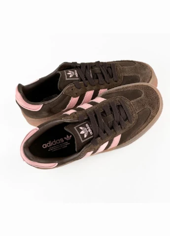 Кроссовки JI2744 adidas Sambae Dark Brown Wonder Mauve коричневые всесезоны (341248953)