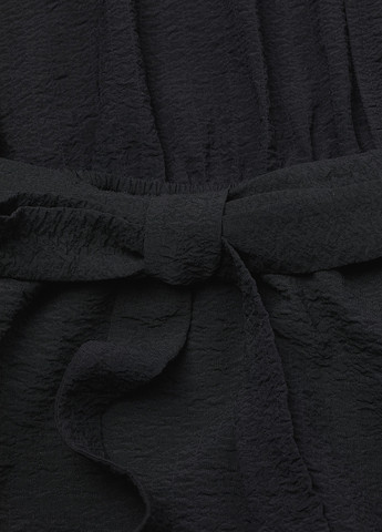 Черное кэжуал платье H&M однотонное