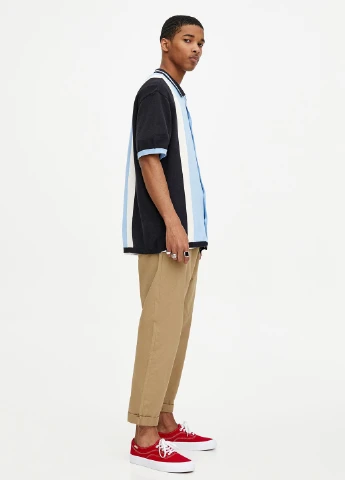 Брюки,коричневий, Pull & Bear (256797689)