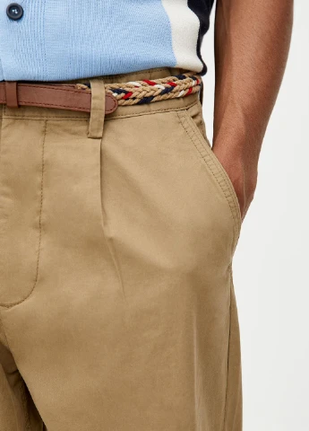 Брюки,коричневий, Pull & Bear (256797689)