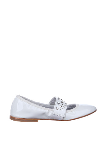 Белые туфли на низком каблуке Zanotti