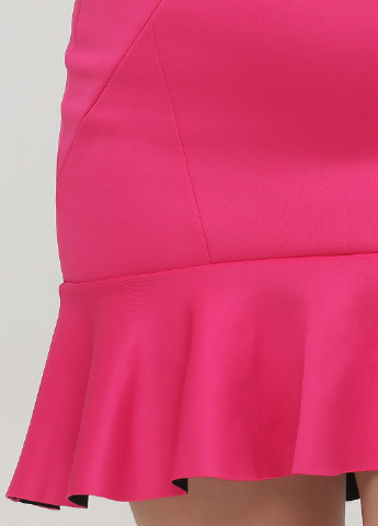 Розовая кэжуал однотонная юбка Mohito годе