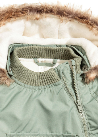 Бледно-зеленая демисезонная куртка H&M