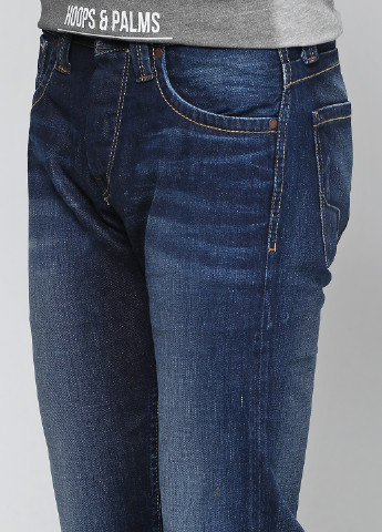 Джинси Pepe Jeans завужені однотонні темно-сині джинсові