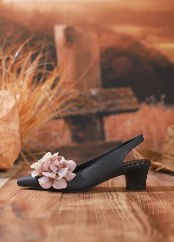 SHEIN Туфлі слінгбекі чорний з пвх, китай — демісезон (366090672)