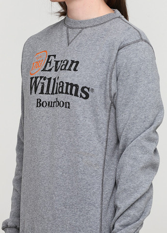 Сірий світшот Blue 84 напис без декору (361959964)