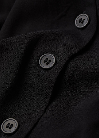 Черное кэжуал платье H&M однотонное