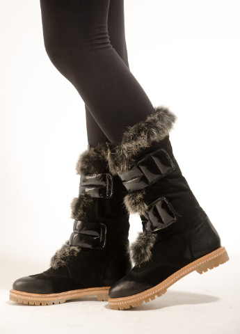 Стильні зимові чоботи з натуральної шкіри INNOE сапоги (255110042)