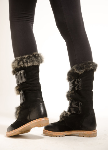 Стильні зимові чоботи з натуральної шкіри INNOE сапоги (255110042)