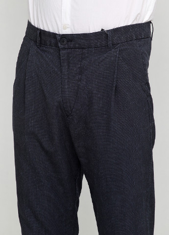 Темно-синие кэжуал демисезонные прямые брюки Drykorn