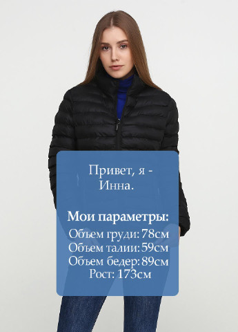 Чорна демісезонна куртка Geographical Norway