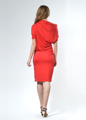 Червона кежуал плаття, сукня Lada Lucci однотонна