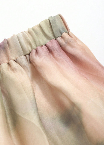 Разноцветная кэжуал тай-дай юбка SHEIN а-силуэта (трапеция)