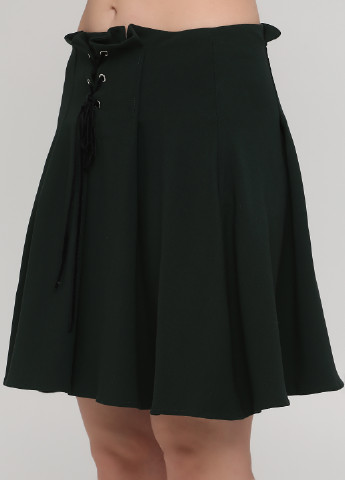 Темно-зеленая кэжуал юбка Reserved клешированная