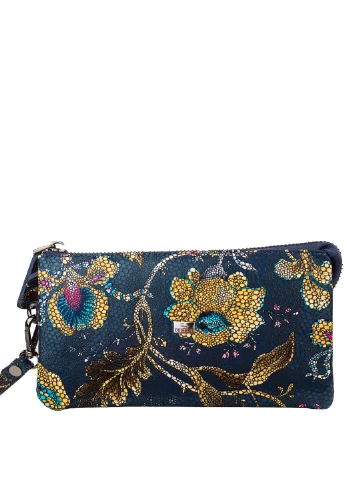 Жіноча шкіряна косметичка 19,5х10х5 см Desisan (253174663)