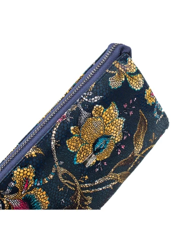 Жіноча шкіряна косметичка 19,5х10х5 см Desisan (253174663)