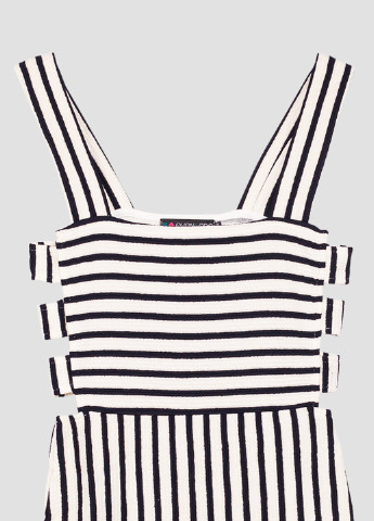 Черно-белое кэжуал платье Even&Odd однотонное