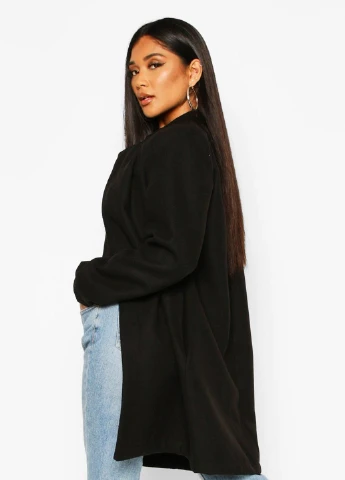 Чорне демісезонне Пальто Boohoo