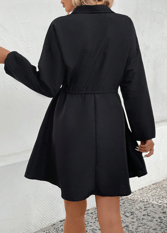 Комбинированное кэжуал платье клеш SHEIN колор блок