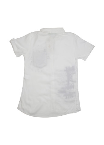 Белая с надписью блузка Cichlid летняя