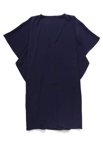 Темно-синя кежуал сукня а-силует Kiomi однотонна