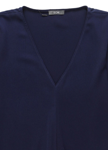 Темно-синя кежуал сукня а-силует Kiomi однотонна