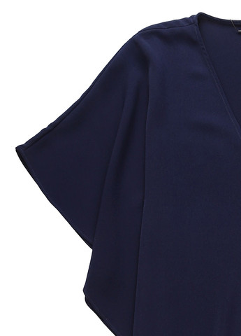 Темно-синя кежуал сукня а-силует Kiomi однотонна