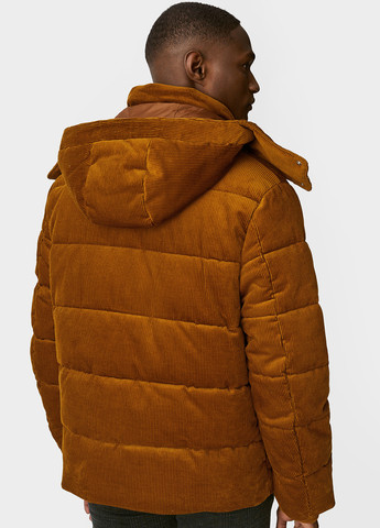 Коричнева зимня куртка C&A