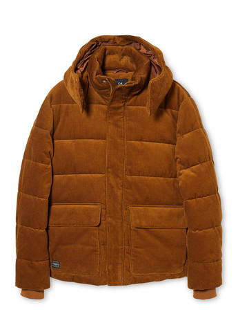 Коричнева зимня куртка C&A