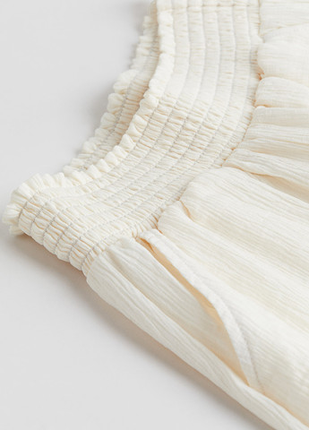 Кремовые кэжуал летние палаццо брюки H&M