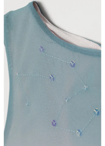 Розовая однотонная блузка H&M летняя