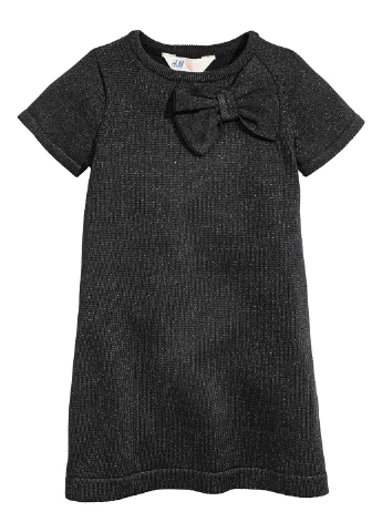 Чорна сукня H&M (43353474)