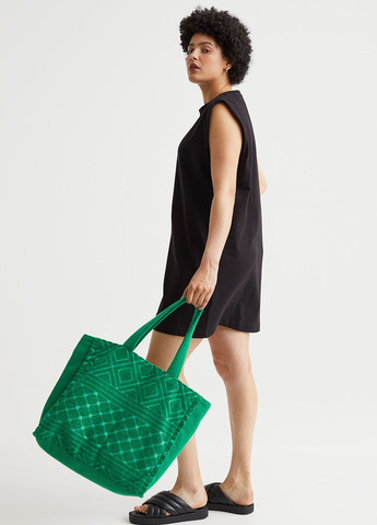 Чорна кежуал сукня сукня-майка H&M однотонна