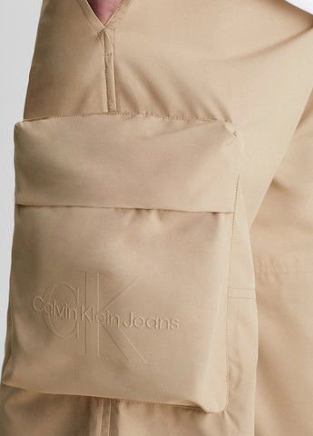 Бежевые кэжуал демисезонные карго брюки Calvin Klein Jeans