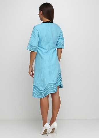 Голубое кэжуал платье а-силуэт 3.1 Phillip Lim однотонное