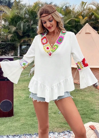 Белая блуза SHEIN