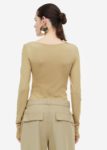 Песочная демисезонная блуза H&M