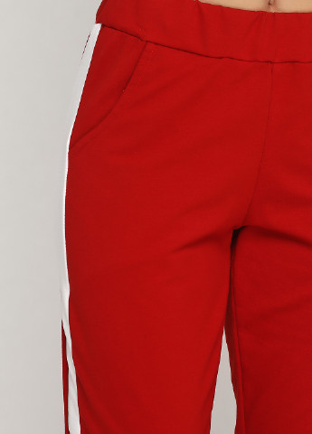 Красные спортивные демисезонные зауженные брюки Original Sport