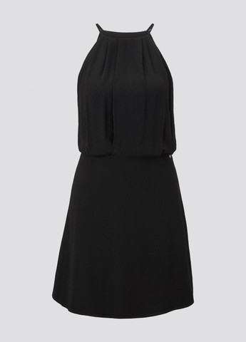 Чорна кежуал сукня кльош Tom Tailor однотонна