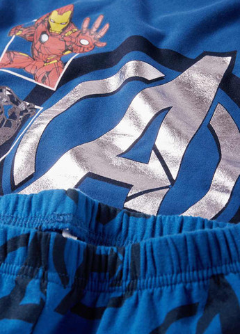 Синяя всесезон пижама (лонгслив, брюки) лонгслив + брюки C&A