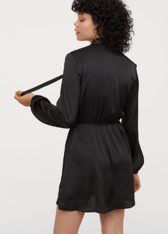 Чорна кежуал сукня кльош H&M