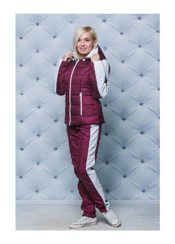 Спортивний костюм 258/10 54 Бордовий Versal (223357267)