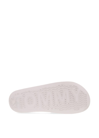 Бежевые шлепанцы Tommy Jeans