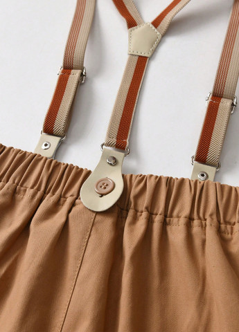 Комбинированный летний костюм (рубашка, шорты) SHEIN